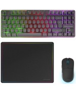 Pack Gaming Mars Gaming MCPWTKL/ Teclado Inalámbrico + Ratón Inalámbrico + Alfombrilla