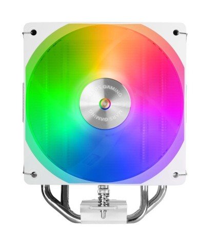 Ventilador con Disipador Mars Gaming MCPU-X4ARGB/ 12cm Blanco