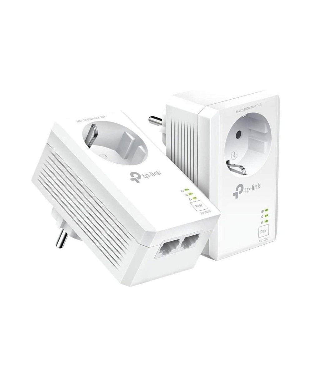 Adaptador Powerline TP-Link TL-PA7027P KIT 1000Mbps/ Alcance 300m/ Pack de 2