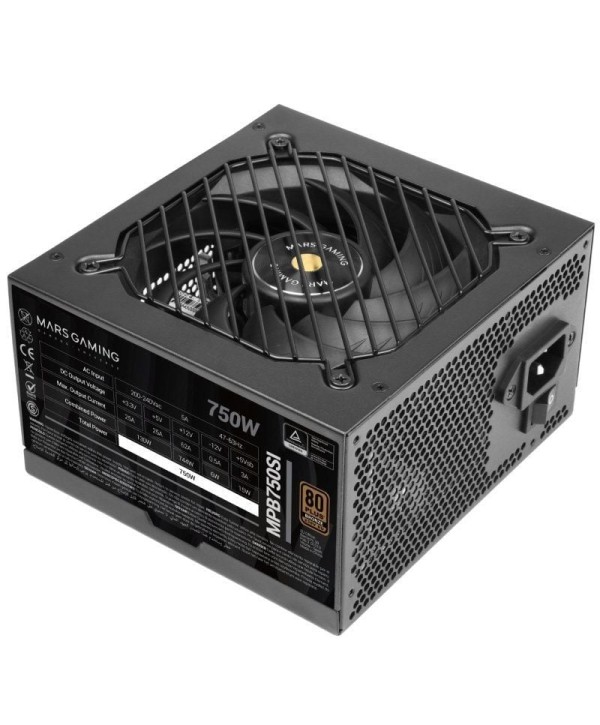 Fuente de Alimentación Mars Gaming MPB750SI/ 750W/ Ventilador 12cm/ 80 Plus Bronze