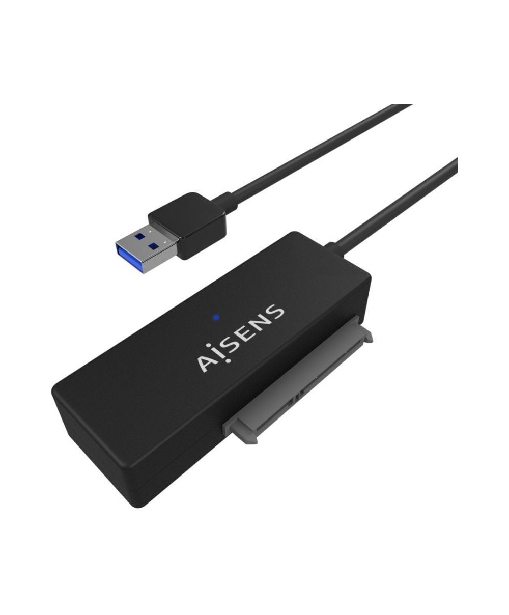 Adaptador para Discos Duros 2.5"/3.5" Aisens ASE-35A01B/ USB 3.0 - SATA/ con Alimentador