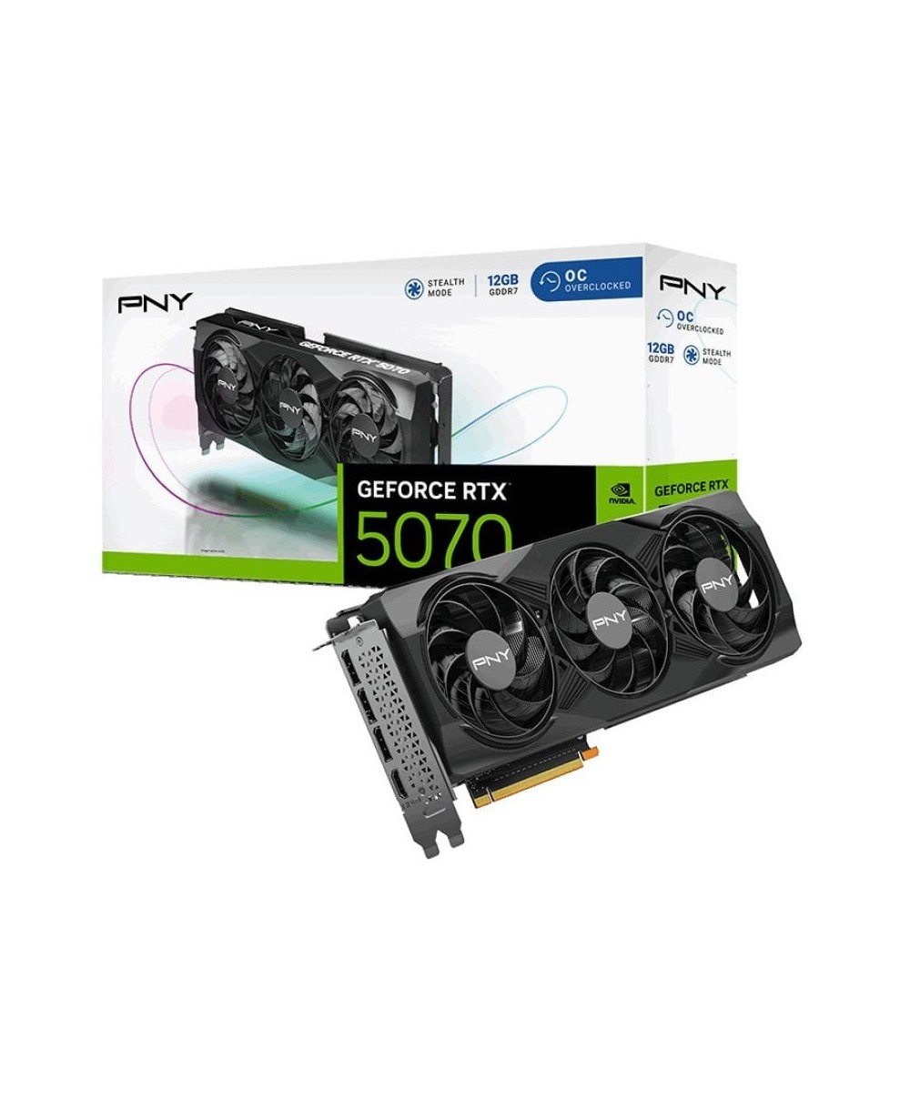Tarjeta Gráfica PNY GeForce RTX 5070 12GB GDDR7