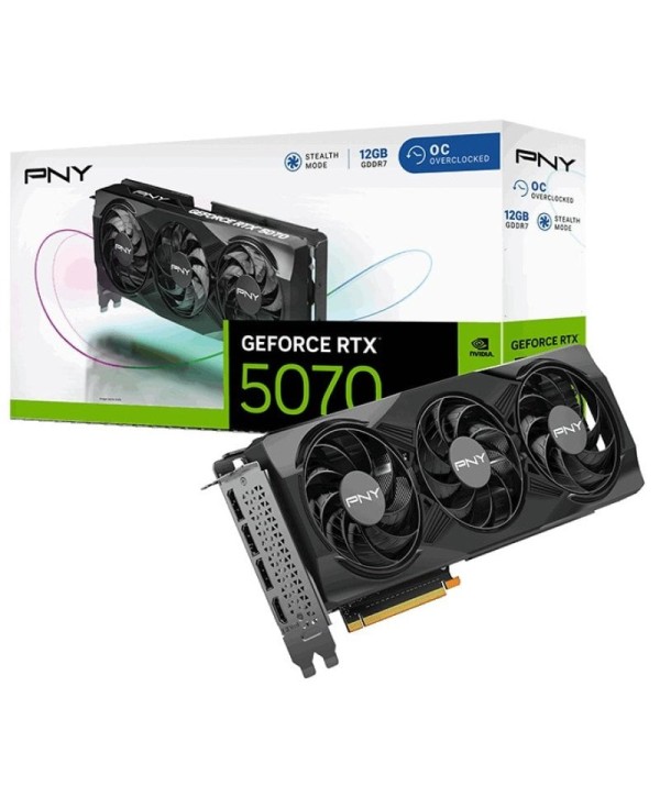 Tarjeta Gráfica PNY GeForce RTX 5070 12GB GDDR7
