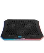 Soporte Refrigerante Krom Kooler para Portátiles hasta 19"/ Iluminación LED