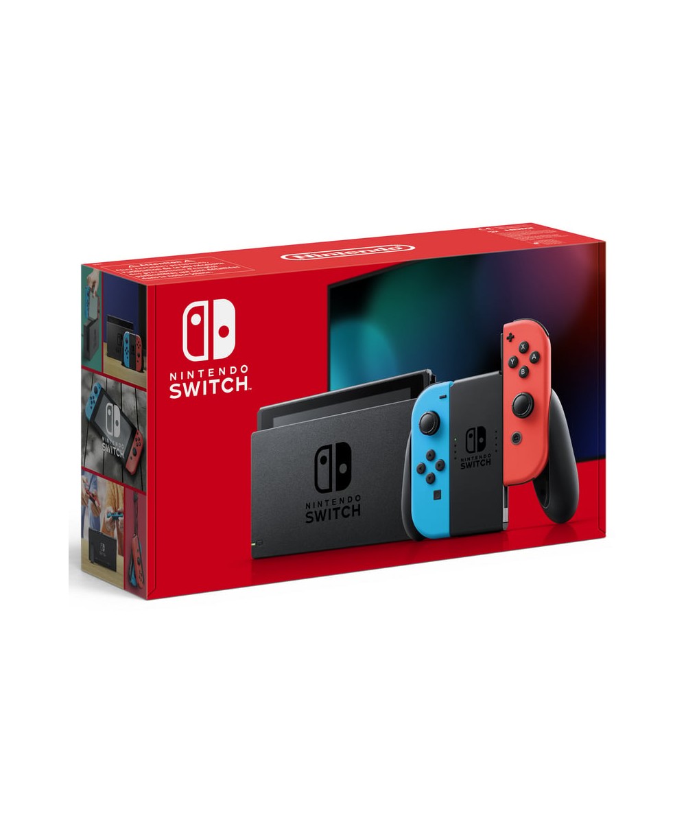 Nintendo Switch Azul Neón/Rojo Neón V2 Reacondicionado