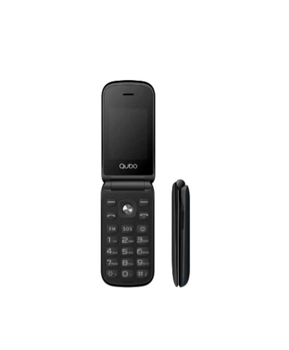 Teléfono Móvil Qubo X-209 4G para Personas Mayores/ Negro