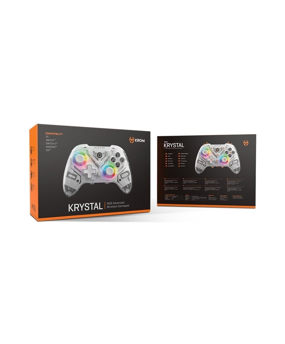 Gamepad Krom Krystal Inalámbrico
