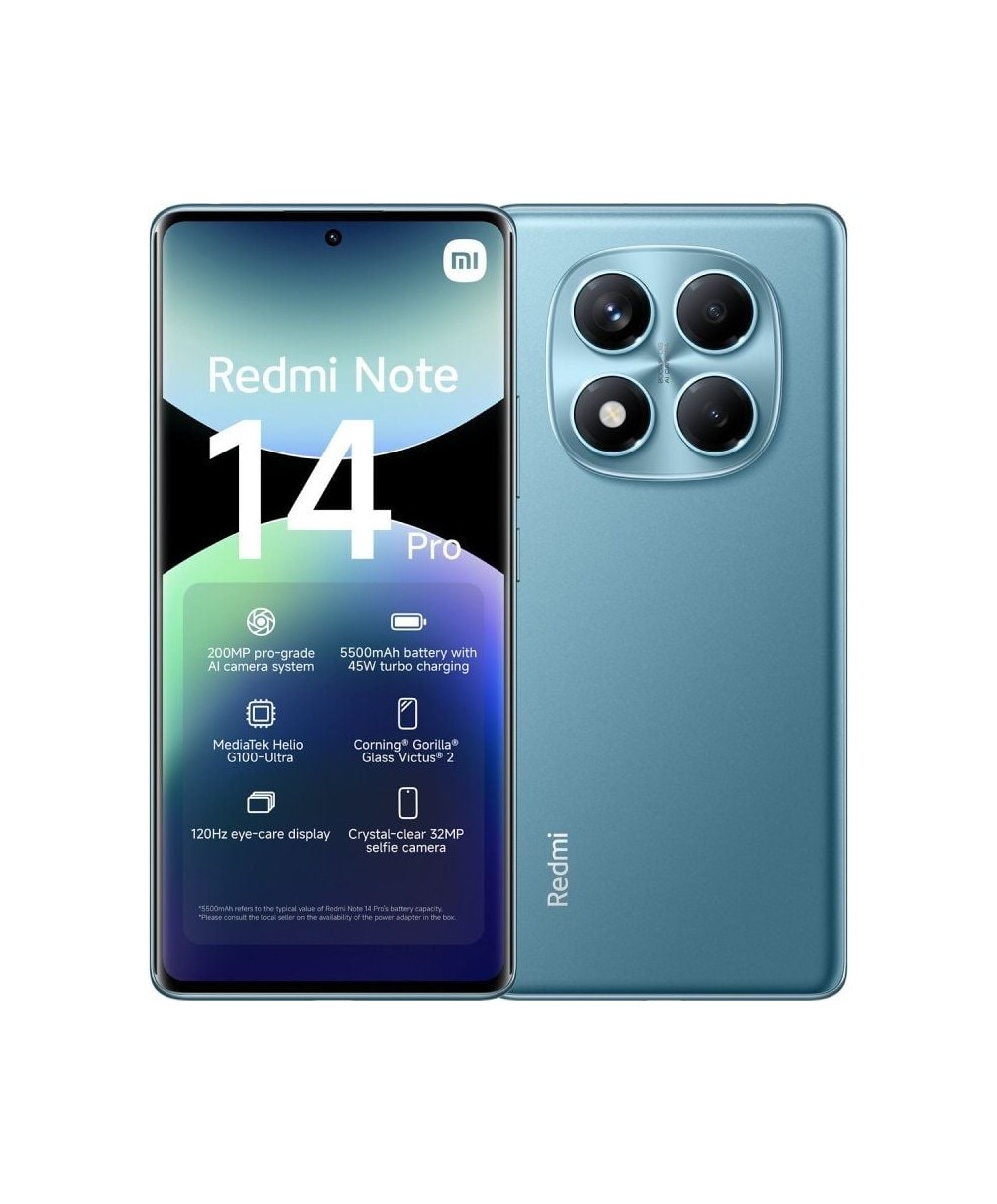Smartphone Xiaomi Redmi Note 14 Pro 8GB/ 256GB/ 6.67"/ Azul