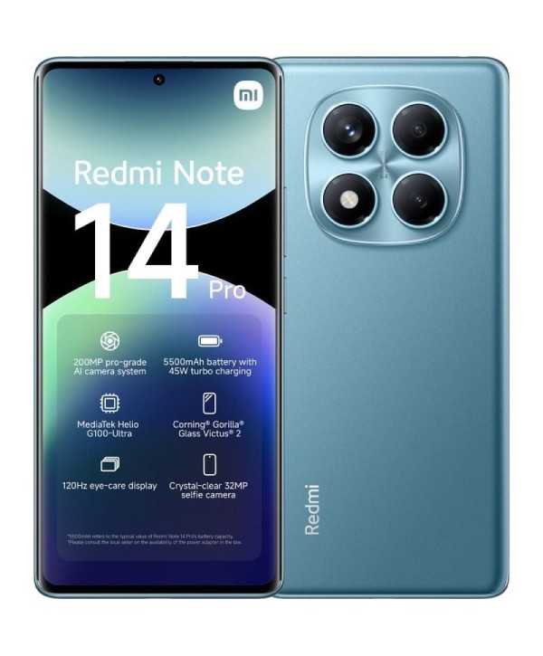 Smartphone Xiaomi Redmi Note 14 Pro 8GB/ 256GB/ 6.67"/ Azul
