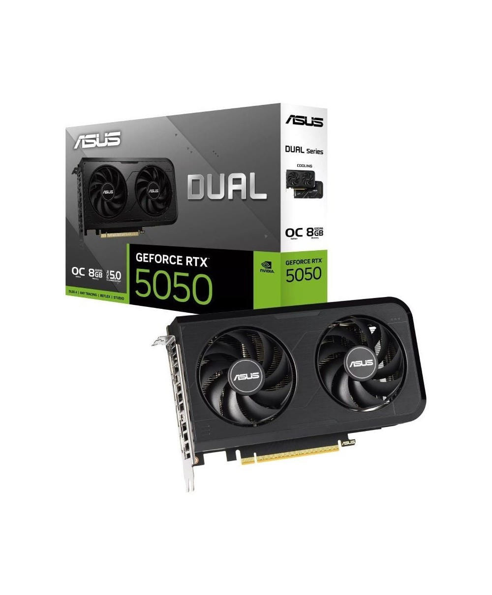 Tarjeta Gráfica Asus Dual GeForce RTX 5050 OC/ 8GB GDDR6