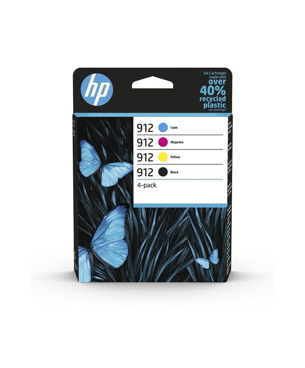 Cartucho de Tinta Original HP nº912 Multipack/ Negro/ Magenta/ Cian/ Amarillo