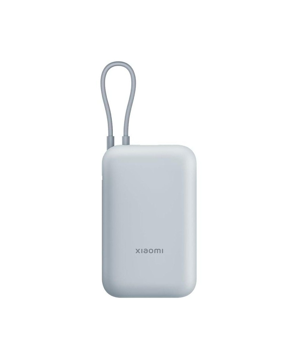 Powerbank 10000mAh Xiaomi Power Bank Integrated Cable/ 22.5W/ Azul/ Incluye Cable USB Tipo-C