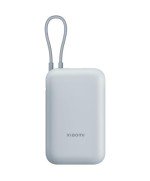 Powerbank 10000mAh Xiaomi Power Bank Integrated Cable/ 22.5W/ Azul/ Incluye Cable USB Tipo-C