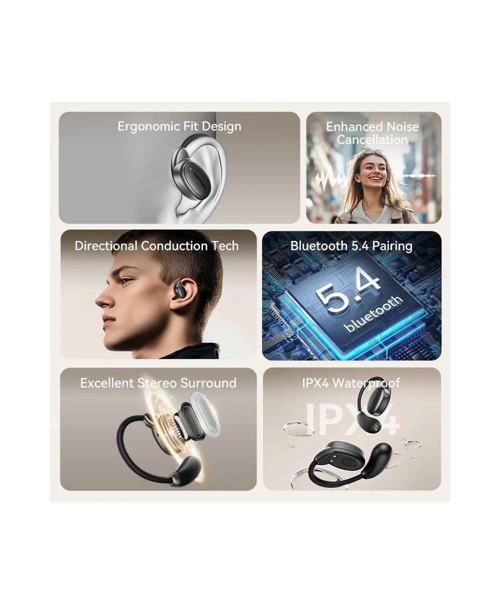 Auriculares Deportivos Bluetooth Vention Open Ear OpenBeat O15 NBTB0