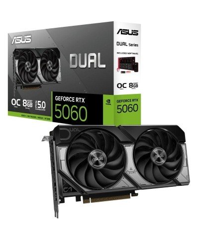 Tarjeta Gráfica Asus Dual GeForce RTX 5060 OC/ 8GB GDDR7