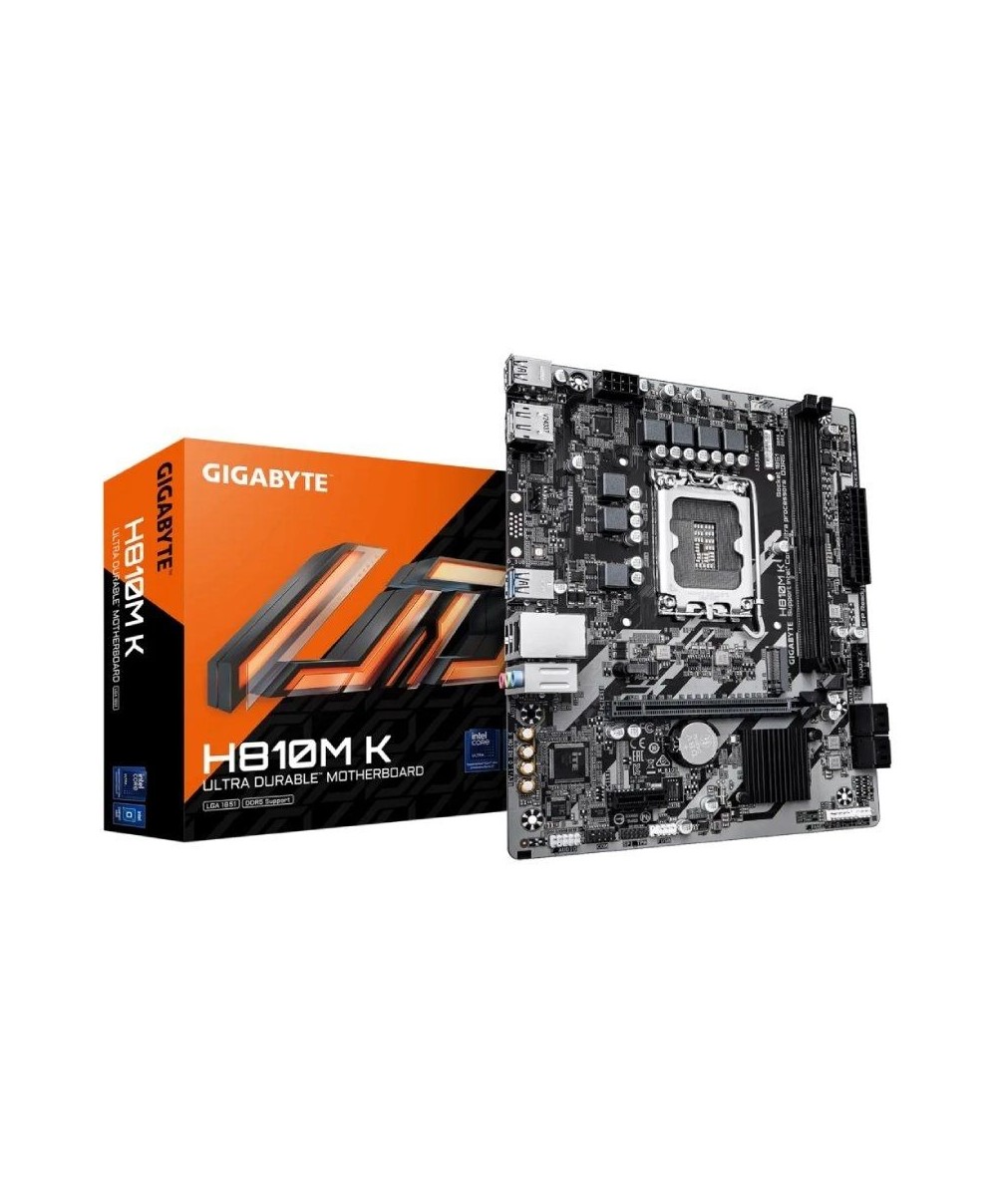 Placa Base Gigabyte H810M K Socket 1851/ DDR5/ PCIe 4.0/ Micro ATX