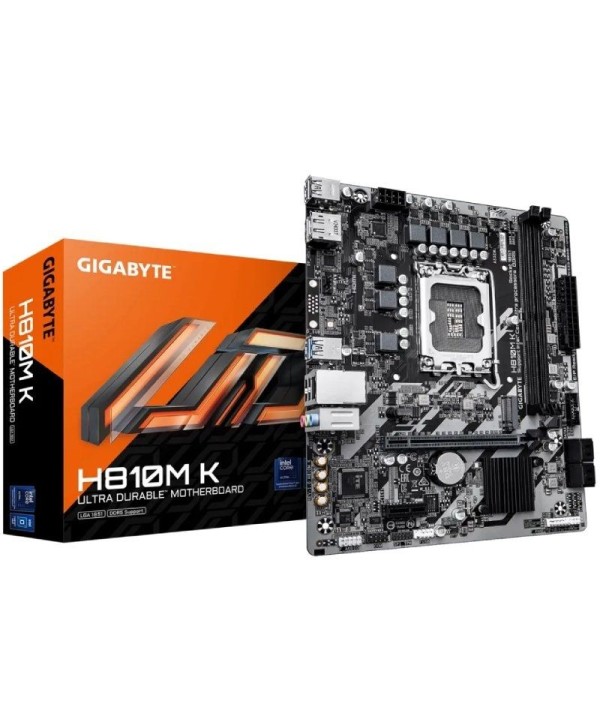 Placa Base Gigabyte H810M K Socket 1851/ DDR5/ PCIe 4.0/ Micro ATX