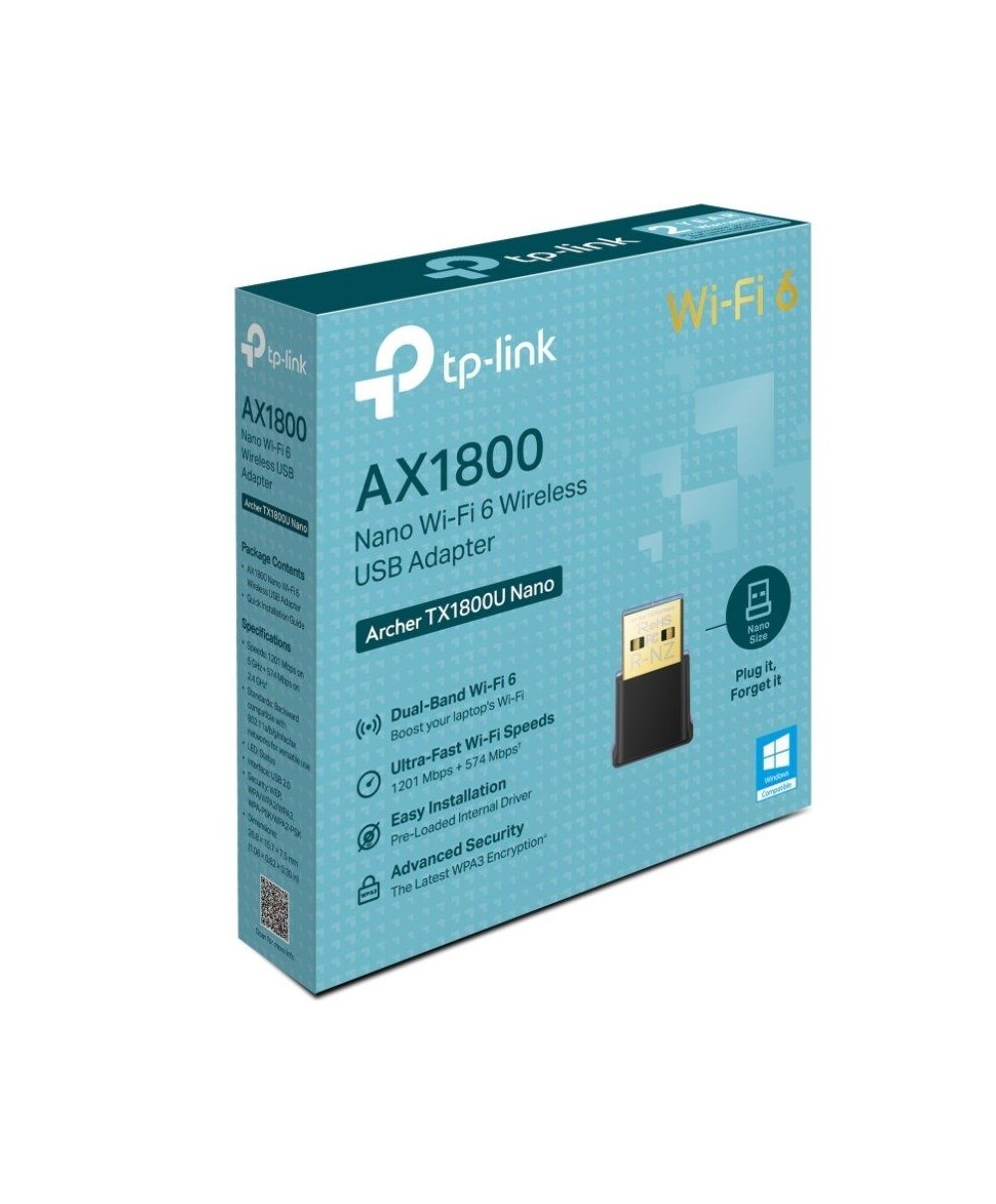 Adaptador USB - WiFi TP-Link Archer TX1800U Nano/ 1800Mbps