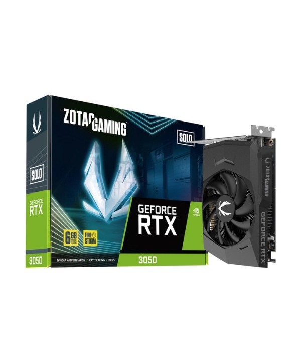 Tarjeta Gráfica ZOTAC GeForce  RTX 3050 6GB SOLO GDDR6