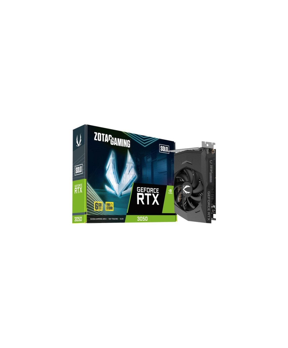 Tarjeta Gráfica ZOTAC GeForce  RTX 3050 6GB SOLO GDDR6