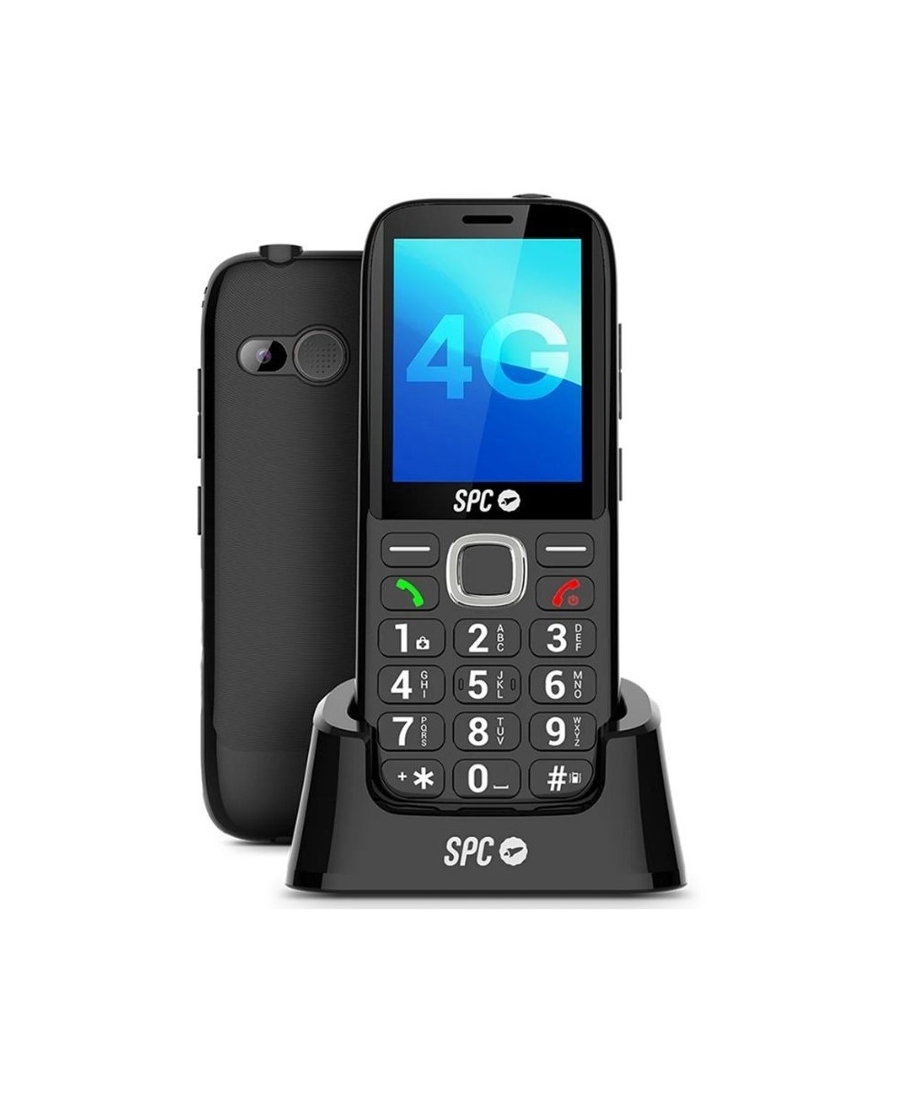 Teléfono Móvil SPC Fortune 2 Max 4G para Personas Mayores/ Negro