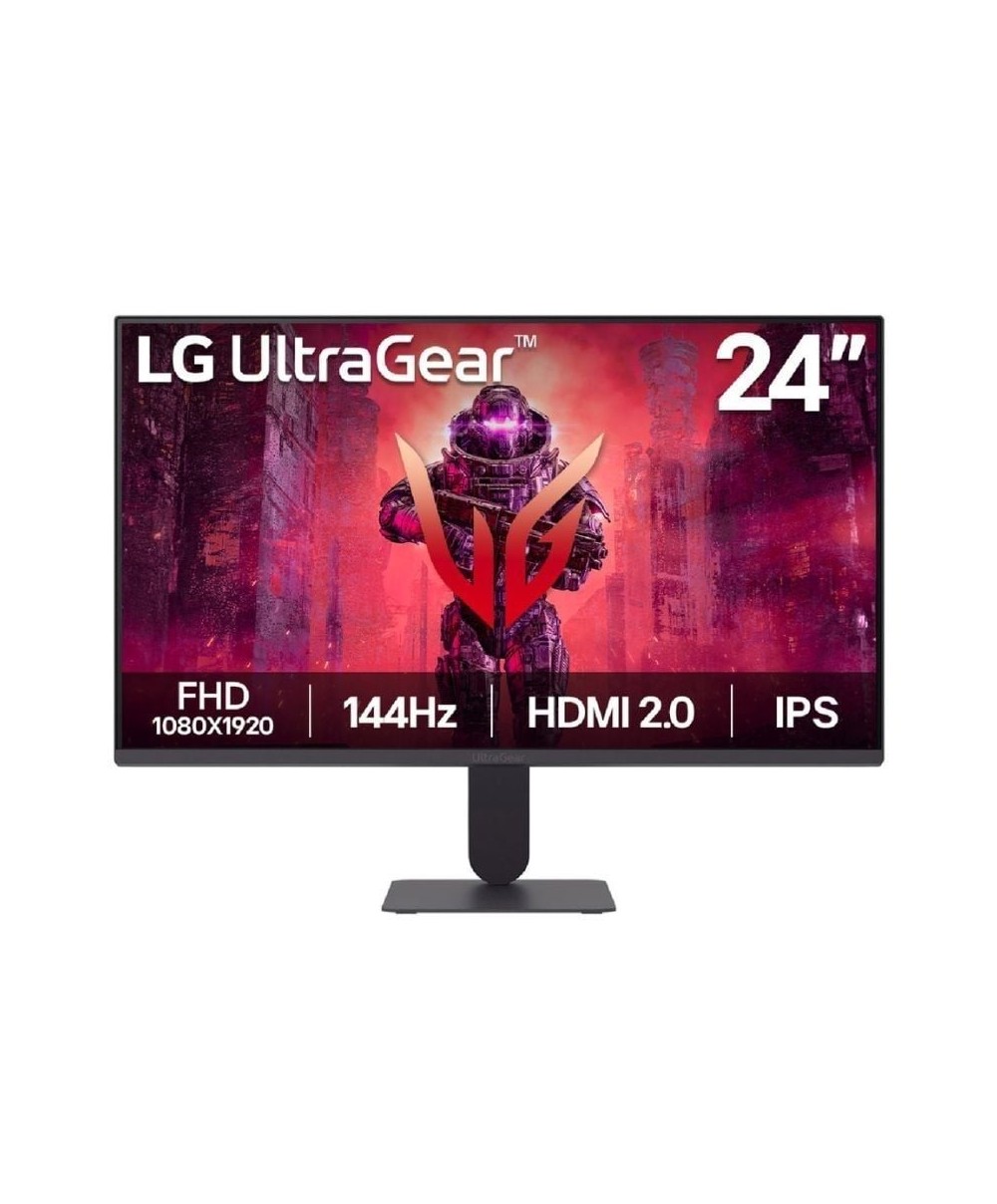 Monitor Gaming LG UltraGear 24G411A-B 23.7"/ Full HD/ 1ms/ 144Hz/ IPS/ Negro