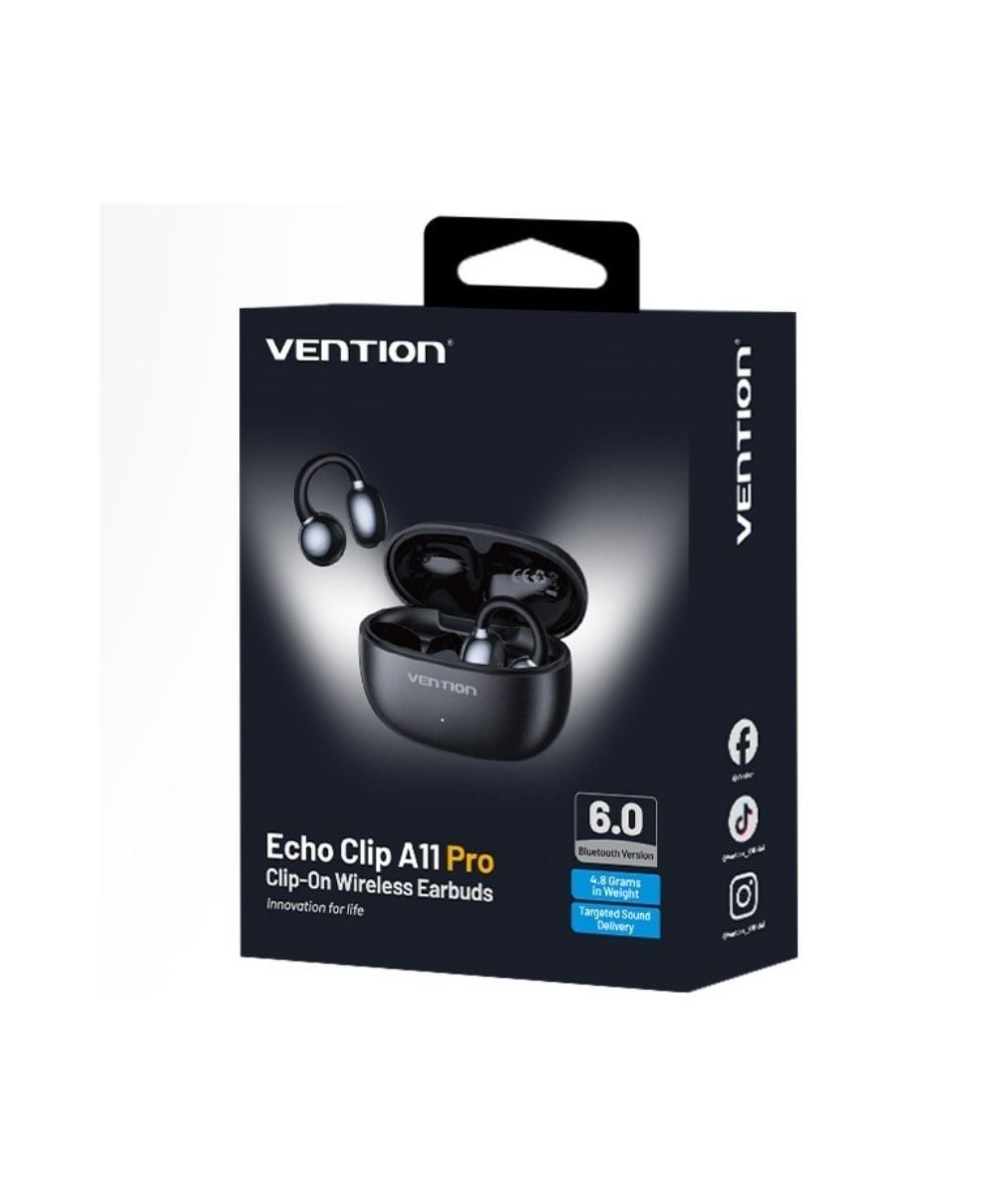 Auriculares Bluetooth Vention Echo Clip A11 Pro 
