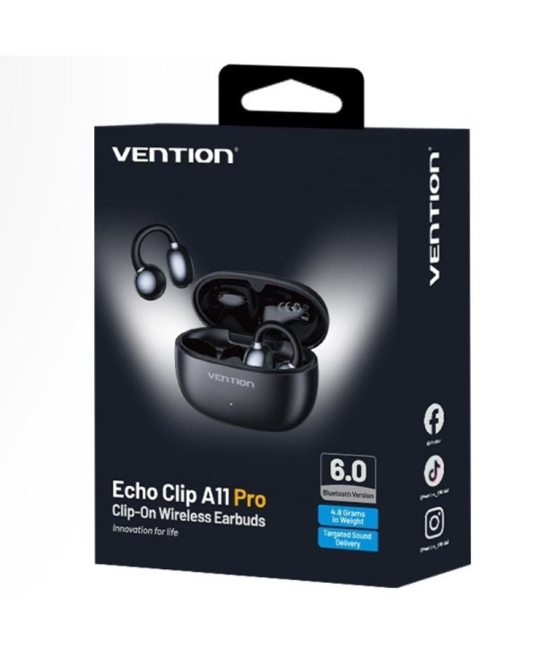 Auriculares Bluetooth Vention Echo Clip A11 Pro 