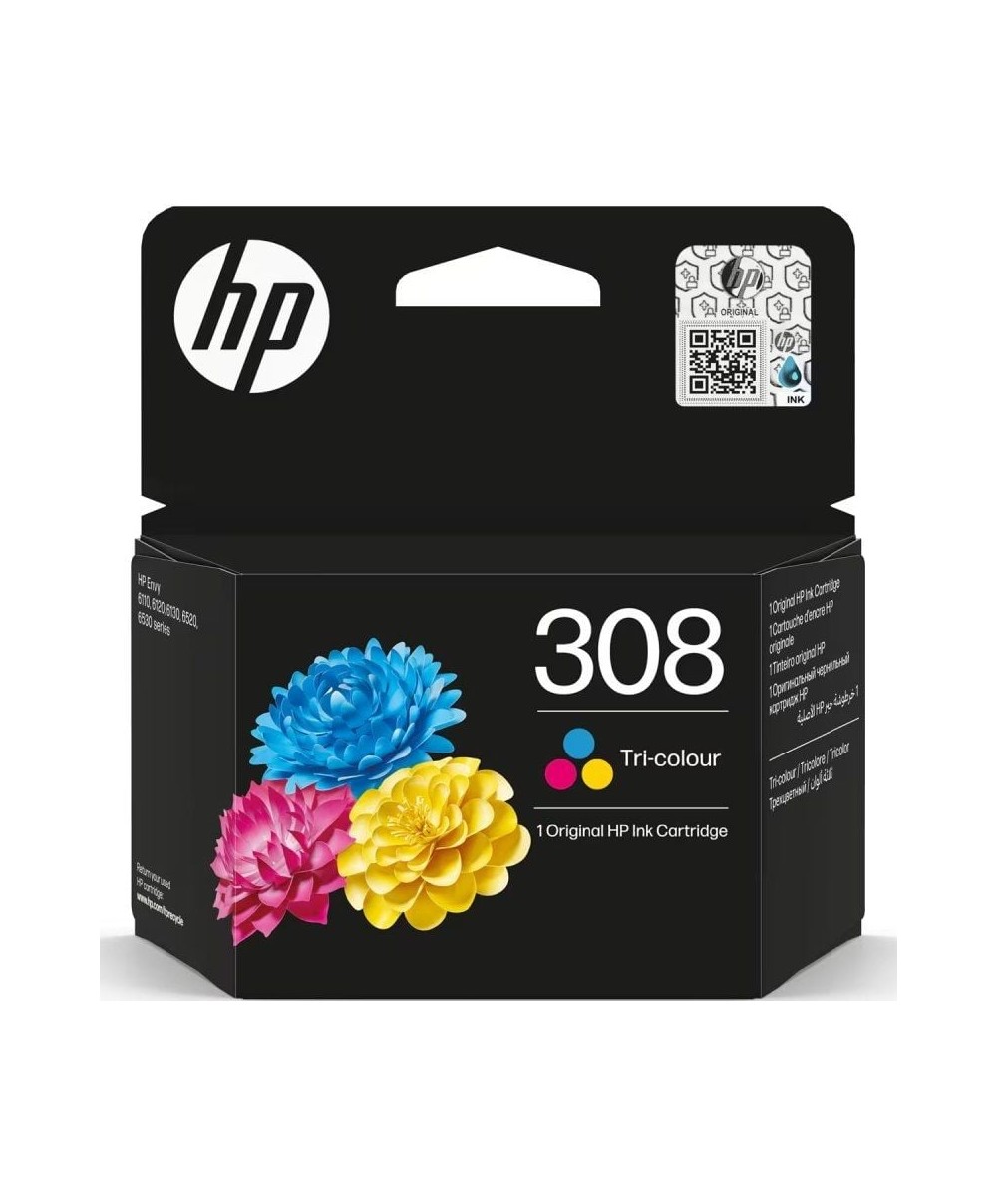 Cartucho de Tinta Original HP nº308 Tricolor