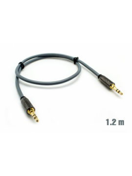 Cable Jack audio stereo m-m 1.2m Oro