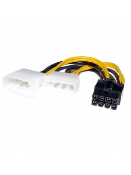 Cable Adaptador 2 Molex a PCI-E 8 PINS para VGA