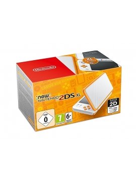 Nintendo New 2DS XL Blaco Y Naranja
