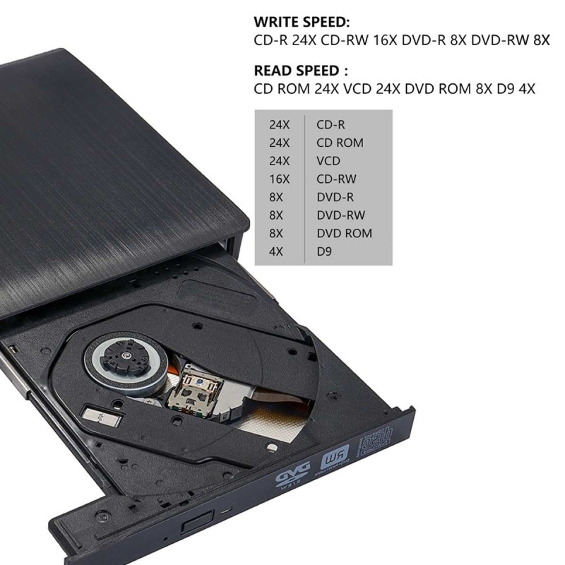 Regrabadora Externa GNE187 USB 3,0  