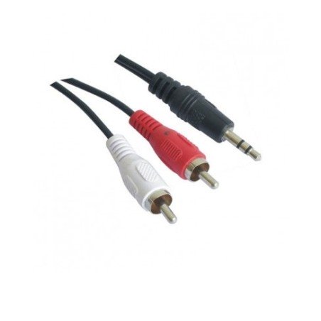 Cable Jack audio stereo a RCA 3m