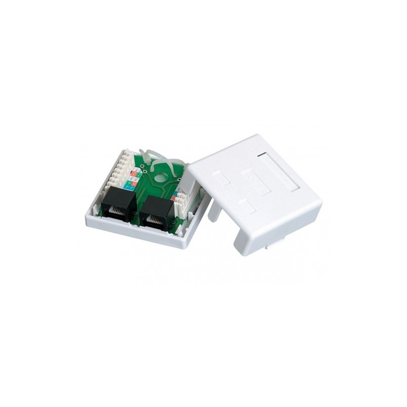 Roseta de RED RJ45 Cat6 2 Puerto
