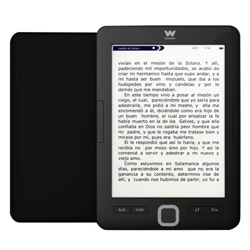 Libro electrónico Ebook Woxter Scriba 195/ 6"/ tinta electrónica Negro (Reacondicionado)