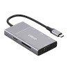 Adaptador USB-C Type-C + VGA + USB 3.0 + HDMI + SD/TF Card Reader + PD Charging ONT-95113