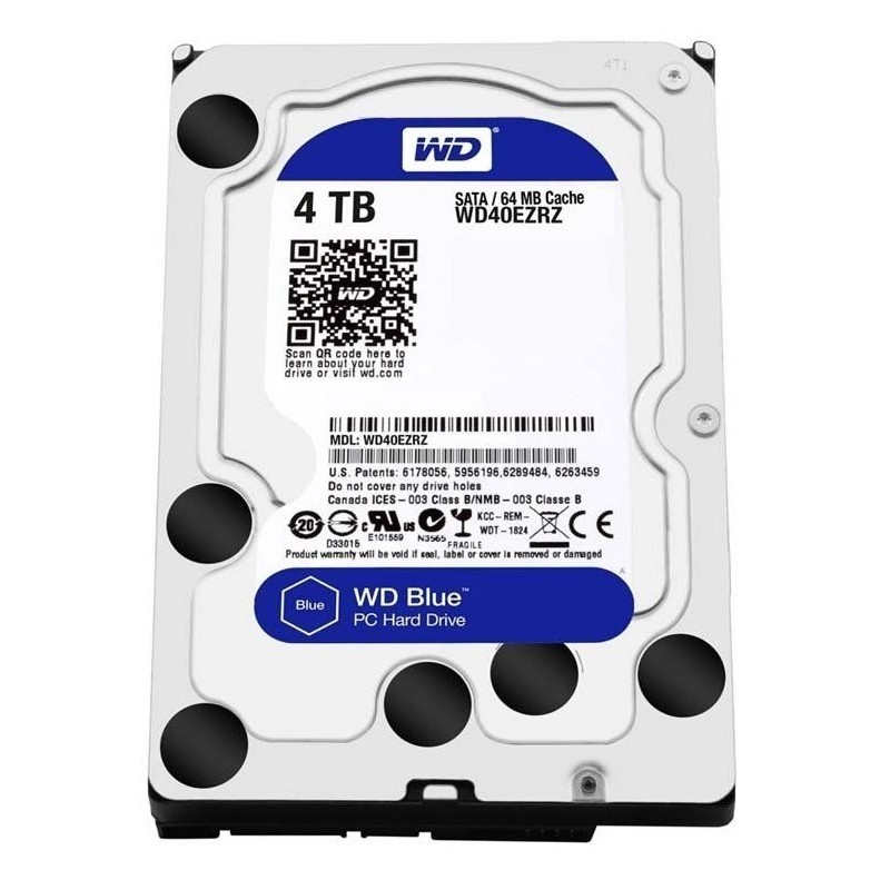 Disco Duro 3.5" Western Digital Blue 4TB WD40EZAZ