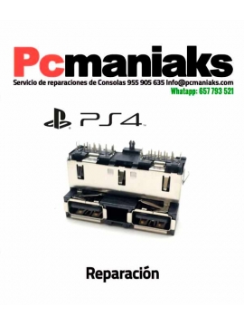 Reparacion Playstation 4 Cambio de conectores USB