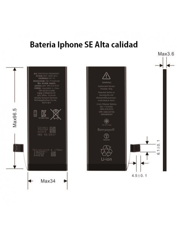 Bateria Iphone 5 SE Original
