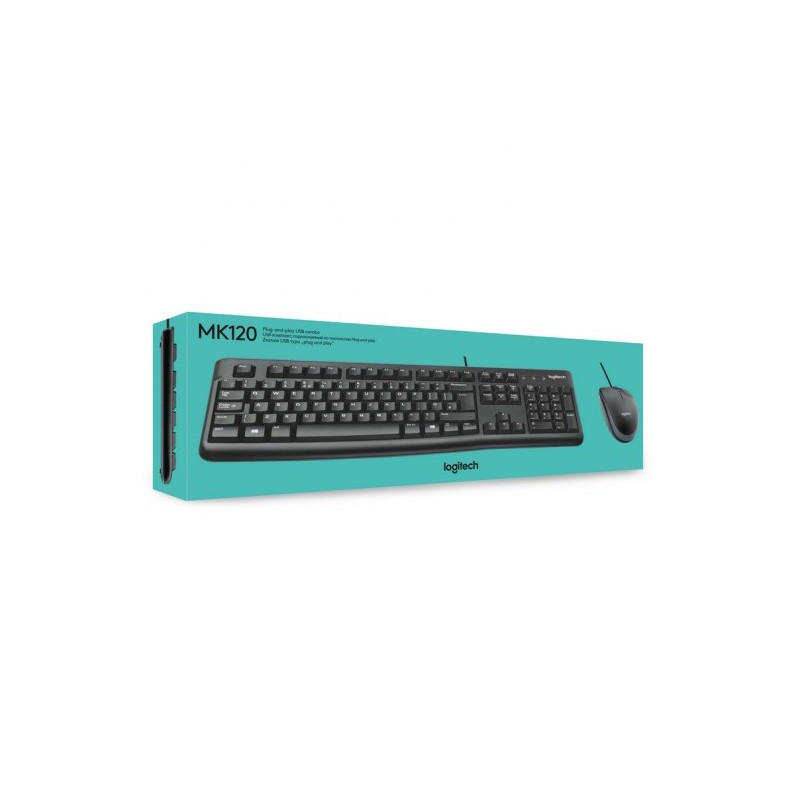 Teclado Y Raton Logitech MK120 USB