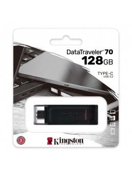 Pendrive 128Gb Kingston Datatraveler 70 TYPE-C