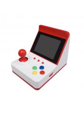 Consola Mini Recreativa Arcade Retro 360 Juegos Rojo/Blanco