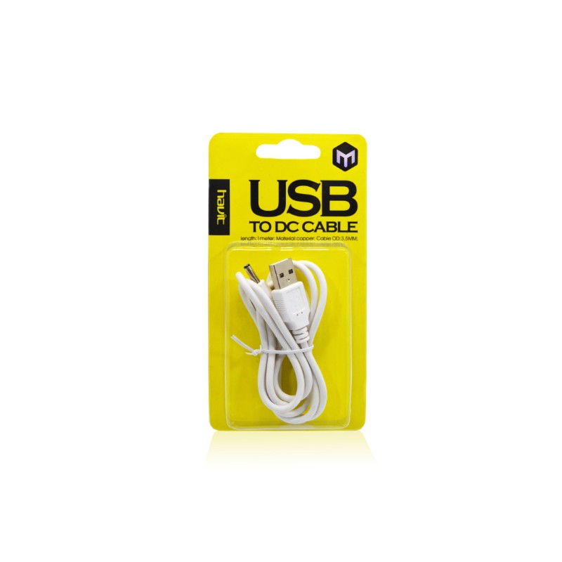 Cable Alimentacion USB a Conector 3,5mm (85Cm)