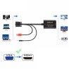 Adaptador VGA a HDMI Con sonido 