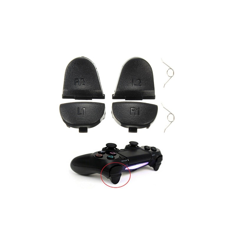 Repuesto Gatillos Botones R1+L1+R2+L2 Para mando Ps4 dualshock 4 JDS-030