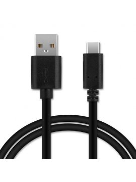 Cable USB Type C Carga y Datos Negro 1M