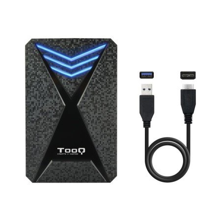 Caja Externa Gaming para Disco Duro de 2.5" TooQ TQE-2550BL/ USB 3.1
