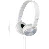 Auricular Sony MDR-ZX310AP Con Microfono Blanco