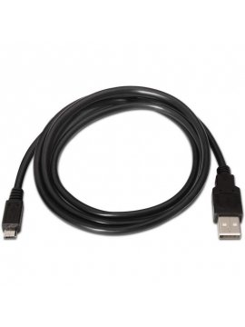 Cable USB 2.0 Aisens USB Macho - MicroUSB Macho1.8m Negro
